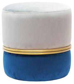 OMBRE ΣΚΑΜΠΩ ΓΚΡΙ ΜΠΛΕ D40xH40cm 16-0455