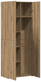 vidaXL Ψηλός μπουφές Artisan Oak 70x42.5x185 εκ. Μηχανικά επεξεργασμένο ξύλο