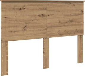 vidaXL Σκελετός Κρεβατιού Artisan Δρυς 140 x 190 cm