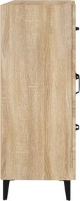 vidaXL Ντουλάπι Sonoma Δρυς 69,5 x 34 x 90 εκ. από Επεξεργασμένο Ξύλο