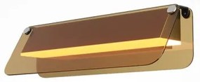 Απλίκα Φωτιστικό Τοίχου LED 6W 30cm Γυαλί Flat Maytoni-MOD296WL-L6BC3K-Μαύρο MOD296WL-L6BC3K