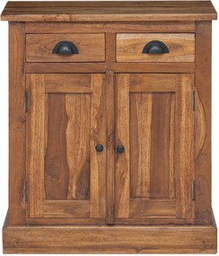 vidaXL Ντουλάπι αποθήκευσης Φυσικό 65 x 30 x 75 cm Στερεό Ξύλο Τίκ
