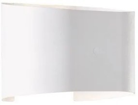 Απλίκα Φωτιστικό Τοίχου Wall LED 2x3W IP44 18x9,5 Fischer Honsel-30261-Λευκό 30261