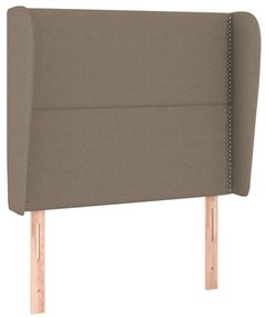 Κεφαλάρι με Πτερύγια Taupe 93 x 23 x 118/128 εκ. Υφασμάτινο 3117802