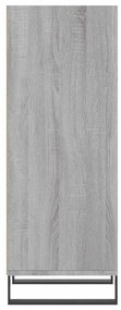 vidaXL Ντουλάπι Γκρι sonoma 34,5x32,5x90εκ. από Επεξεργασμένο Ξύλο