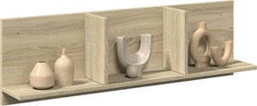 vidaXL Ντουλάπι Τοίχου Sonoma Δρυς 100x16,5x30 εκ. Επεξεργασμένο Ξύλο