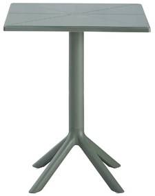 ΤΡΑΠΕΖΙ ΠΟΛΥΠΡΟΠΥΛΕΝΙΟΥ ΤΕΤΡΑΓΩΝΟ TERRIN HM6125.15 DARK OLIVE 60,5x60,5x76,5Υεκ.