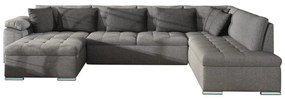 Γωνιακός Καναπές Comfivo 201, Λειτουργία ύπνου, 348x205x76cm, 158 kg, Πόδια: Πλαστική ύλη | Epipla1.gr