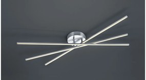 Πλαφονιέρα Φωτιστικό Οροφής 3xLED 9W Νίκελ Ματ Switch Dimmer Tiriac 671610307 Trio Lighting-671610307-Νίκελ Ματ 671610307
