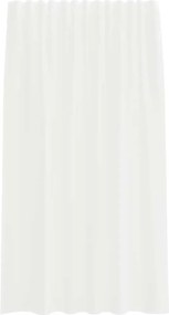 vidaXL Κουρτίνες Voile με τσέπες ράβδου 2 τεμάχια Λευκό