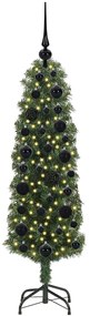 vidaXL Τεχνητό Χριστουγεννιάτικο Δέντρο με 150 LED Πράσινο 120 cm