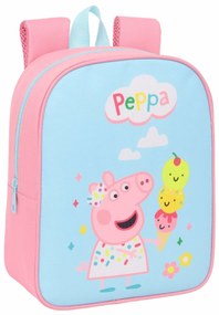 Σχολική Τσάντα Peppa Pig Μπλε Ροζ 22 x 27 x 10 cm