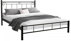 ΚΡΕΒΑΤΙ ΣΙΔΕΡΕΝΙΟ Fylliana Valery ΚΑΦΕ ΧΡΩΜΑ 130x210x99εκ (120x200εκ) 826-124-015