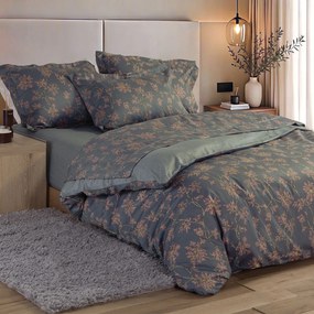 Σεντόνια Υπέρδιπλα (Σετ) Nef-Nef Homeware Foxy Grey/Blue