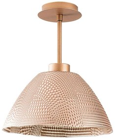 Φωτιστικό Οροφής - Πλαφονιέρα Bornova 525NOR1136 Φ30x32cm E27 40W Copper Opviq