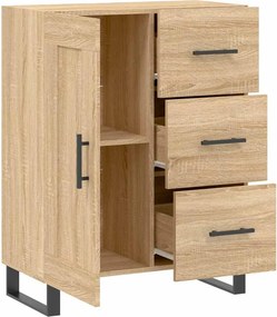 vidaXL Ντουλάπι Sonoma Δρυς 69,5 x 34 x 90 εκ. από Επεξεργασμένο Ξύλο