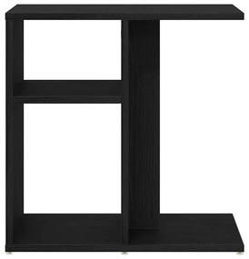 vidaXL Τραπεζάκι Πλευράς Μαύρη δρυς 50 x 30 x 50 cm Επεξεργασμένο ξύλο