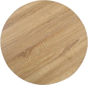 vidaXL Τραπέζι Bistro Ανοιχτό Καφέ 60 εκ. από MDF