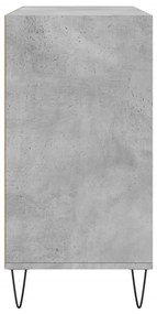 Ραφιέρα Γκρι Σκυροδέματος 103,5 x 35 x 70 εκ. από Επεξεργ. Ξύλο - Γκρι