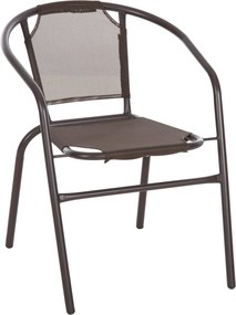 ΠΟΛΥΘΡΟΝΑ ΕΞ.ΧΩΡΟΥ LEDAN HM5977.02 ΜΕΤΑΛΛO & TEXTILENE ΚΑΦΕ 55x58x72Υεκ.