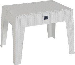 Τραπέζι Cosmic pakoworld PP λευκό 55x40x43.5εκ