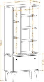 Bookshelf Fix - Dec0056 Oak
Black