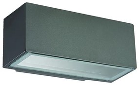 Απλίκα Φωτιστικό Τοίχου G0374 Ε27 60W Αλουμίνιο Ανθρακί IP44 Sunlight-G0374-Ανθρακί G0374