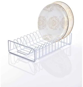 Πιάτοθήκη με ΔΙΣΚΟ 38032/WHITE 44x32cm