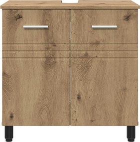 vidaXL Έπιπλο μπάνιου Artisan Δρυς 60 x 35 x 60 εκ. Επεξεργασμένο Ξύλο
