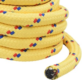 vidaXL Σχοινί Boat 3 mm 10 m Κίτρινο PP