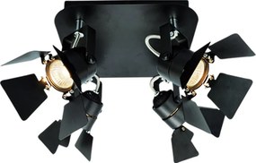 Σποτ Πολύφωτο Homelighting Mystic 77-2211 Black