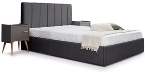 Επενδυμένο Κρεβάτι New York-Anthraki-150 x 200-Ξύλα Ελάτου