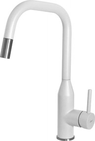 Elleci Dora Plus - Μπαταρία Κουζίνας με Ντους - Bianco Titano