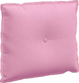 vidaXL Μαξιλάρι Πλάτης Ροζ 60 x 19 x 50 εκ ύφασμα