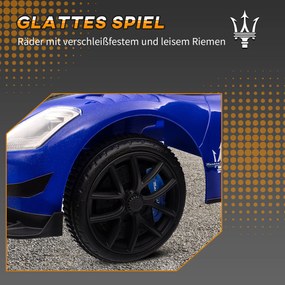 AIYAPLAY Αυτοκίνητο-Πατίνι, Άδεια Οχήματος, διαδραστικά κουμπιά κόρνας και μουσικής, πλαστικό και ατσάλι, μπλε, 65 x 29 x 37 εκ.