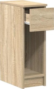 vidaXL Κομοδίνο με συρτάρι Sonoma Δρυς 20x36x60 εκ.