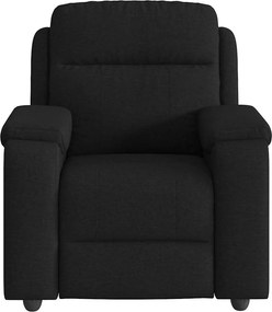 vidaXL Πολυθρόνα Ανακλινόμενη Μαύρη Υφασμάτινη