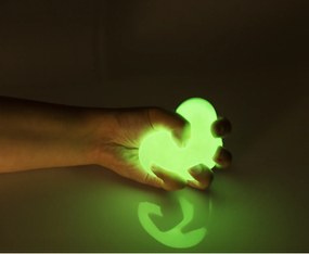 Μπαλίτσα Αντιστρές Μαλακή Που Φωσφορίζει Στο Σκοτάδι Λευκό Φ7cm