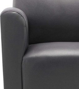 vidaXL Πολυθρόνα Γκρι από Συνθετικό Δέρμα