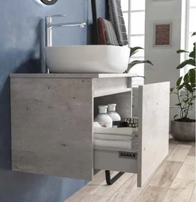 Karag Space 100 Ice Oak  MDF - Σετ Επίπλου Μπάνιου