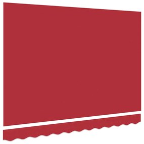 vidaXL Ύφασμα αντικατάστασης τέντας Κόκκινο 350 x 250 εκ Καραβόπανο