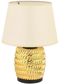 Φωτιστικό Επιτραπέζιο 433NUV1515 Φ20x30cm 1xE27 40W Beige-Gold Opviq