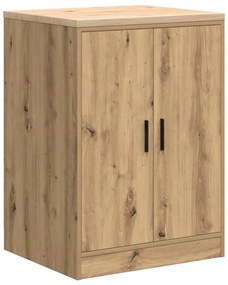 vidaXL ντουλάπι αποθήκευσης γκαράζ 60x51x85 εκ μασίφ ξύλο πεύκο