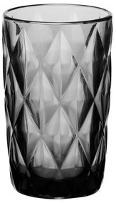 Ποτήρι Νερού Kare 330ml Smoke - Cryspo Trio - 6 ΤΜΧ