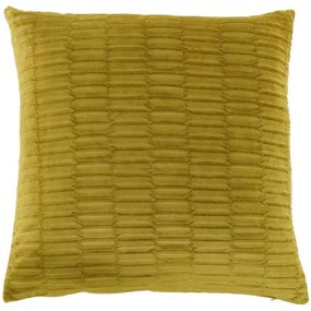 Μαξιλάρι Διακοσμητικό (Με Γέμιση) Repousse 018922 Gold 45X45 Velvet,Polyester