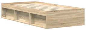 vidaXL Πλαίσιο Κρεβατιού Sonoma Δρυς 100x200 εκ.