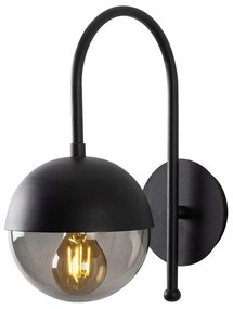 Φωτιστικό Τοίχου - Απλίκα Karsor 584TTM1972 15x25x30cm 1xE27 40W Black Opviq