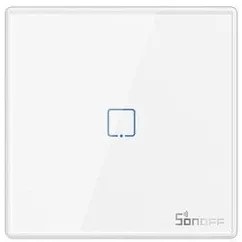 SONOFF smart διακόπτης T2EU1C-RF 433MHz, αφής, μονός, λευκός