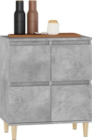 vidaXL Ντουλάπι Γκρι Σκυροδέματος 60x35x70 εκ. Επεξεργασμένο Ξύλο