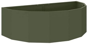 vidaXL Γλάστρα Ελιά Πράσινη 120 x 60 x 35 cm Ατσάλι